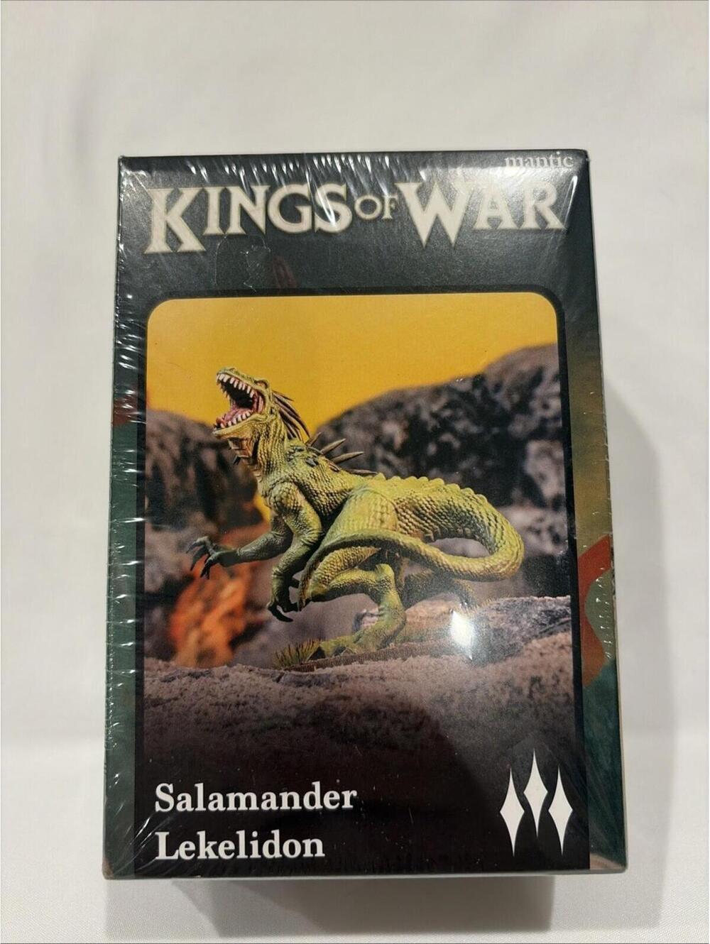 New Kings of War: Salamander Lekelidon Tabletop Figures Miniature Creatures